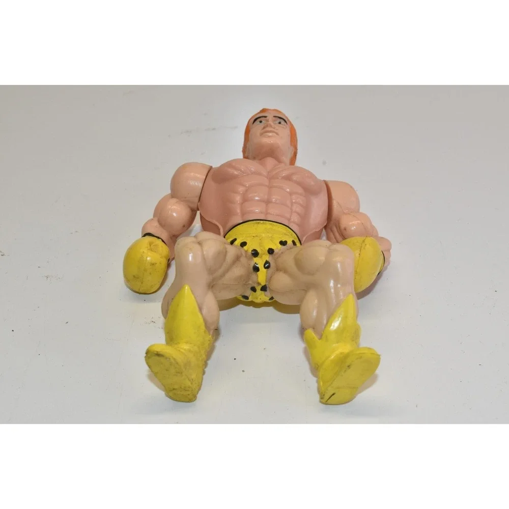 Vintage 1980s E Toys World Champion The Boxer Yellow Trunks KO‎ Figure Rare